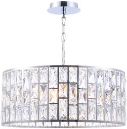 Maytoni Gelid MOD184-PL-04-CH lampa wisząca metalowa chrom klosz