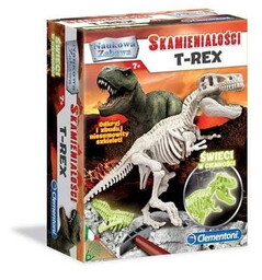 Clementoni NAUKOWA ZABAWA. SKAMIENIAłOśCI. T-REX FLUORESC