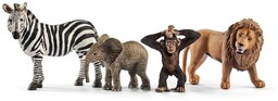 Schleich 42387 Dzikie zwierzęta, 4 szt.
