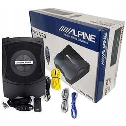 Subwoofer Aktywny Alpine PWE-V80 Pod Fotel 160 Watt