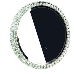 Lustro zdobione GLAMOUR LED 50cm WA-50C