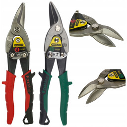 Stanley Nożyce odgięte do blachy lewe prawe 2szt