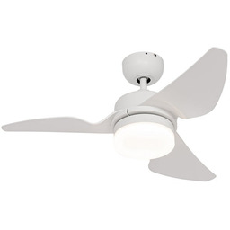 Wentylator sufitowy biały 86,7 cm z LED