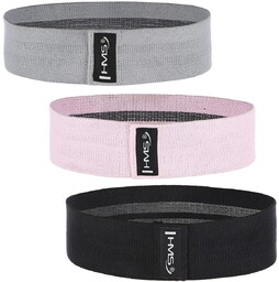 Zestaw gum materiałowych 3 szt. Hip Band HMS
