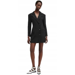 ALLSAINTS CZARNA SUKIENKA MARYNARKOWA Z GUZIKAMI ELEGANCKA 36
