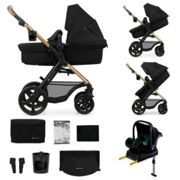 KINDERKRAFT Wózek dziecięcy wielofunkcyjny Moov 2 4w1 Czarny
