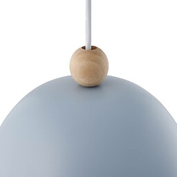 Nordlux Lampa wisząca Gaston, metalowy klosz, niebieski