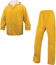 Komplet przeciwdeszczowy - żółty 2XL