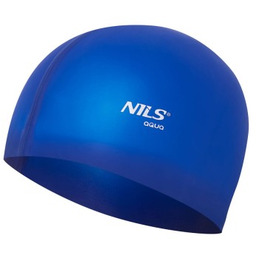 CZEPEK SILIKONOWY NILS AQUA NQC JEDNOKOLOROWY BL04 CIEMNONIEBIESKI