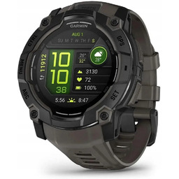 Zegarek sportowy Garmin Instinct 3 Amoled 50mm Czarny