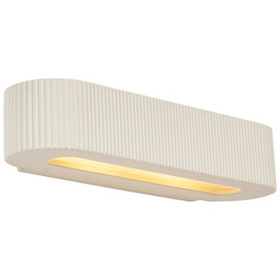 Skandynawski kinkiet beżowy UFO 2-źródła światła - Plaster