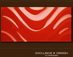 MIDAS płytka 3D Top Wave red 600x300x8 mm