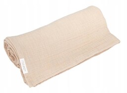 Muślinowy Otulacz 120x120 cm Beige Little Dutch