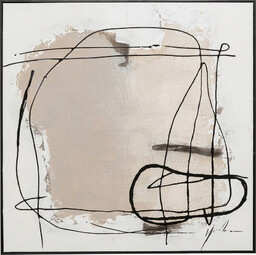 OBRAZ ŚCIENNY Dust kwadratowa rama z drewna sosnowego,