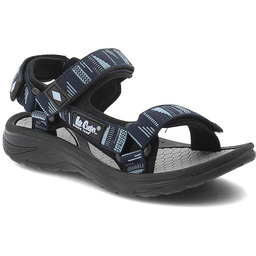 Lee Cooper Sandały damskie, cholewka z materiału tekstylnego