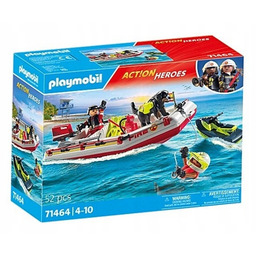 Playmobil 71464 Łódz straży pożarnej ze skuterem
