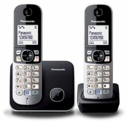 Panasonic KX-TG6812 cyfrowy telefon DECT z 2 słuchawkami