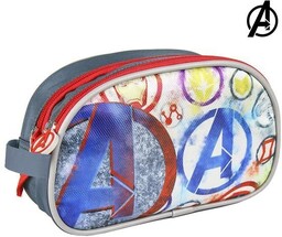 Piórnik saszetka, dla chłopca, Cerda, Avengers, szary