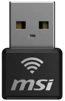 MSI AX1800 Nano Czarny Karta sieciowa USB