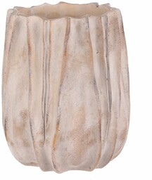 Wazon betonowy, szary, 21 x 25 cm