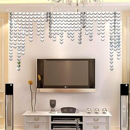 Ambiance Sticker 100 naklejek ściennych z efektem lustra