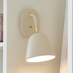 Nordlux Kinkiet designerski Fleur, kremowy / amber, salon