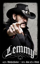 Lemmy Kilmister plakat Motörhead (61 cm x 91,5