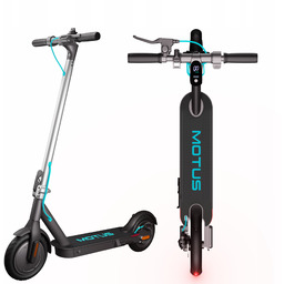 2025: Hulajnoga elektryczna IP54 Led 3 tryby Motus