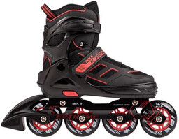 Nils Extreme OUTLET Łyżworolki NA14174 A czarno-czerwone