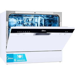 Midea Zmywarka mała biała 55 cm do 6