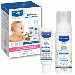 Mustela Zestaw na ciemieniuchę Szampon w piance +