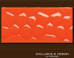 MIDAS płytka 3D Cobble orange 600x300x8 mm A-TGL08-XX-009