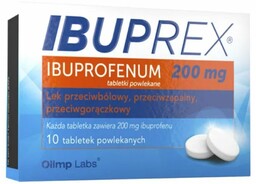 Ibuprex 200 mg, 10 tabletek