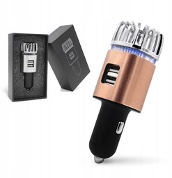 Jonizator Powietrza Samochodowy Oczyszczacz Z Usb