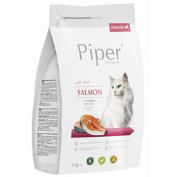DOLINA NOTECI Piper Animals z łososiem dla kotów