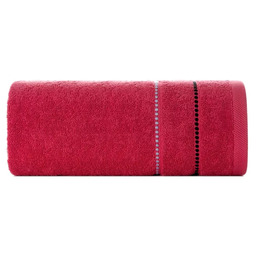 Eurofirany Ręcznik Suzi 50x90 czerwony 500 g/m2 frotte