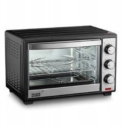 Piekarnik Elektryczny 25L Termoobieg Rożno Grill Wolnostojący Mini