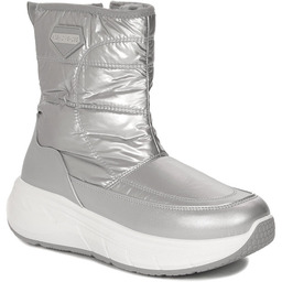 Filippo Śniegowce damskie ocieplane srebrne-39