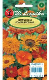 Kompozycja pomarańczowa - rośliny jednoroczne >>> nasiona Legutko