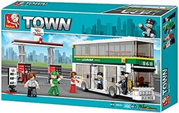 Sluban SlubanM38-B0331 zestaw klocków do budowy autobusów dwupokładowych