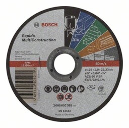 Bosch Tarcza tnąca prosta uniwersalna Rapido Multi Construction