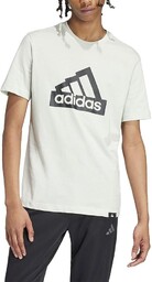 adidas Mężczyźni MODERN ESSENTIALS GRAPHIC TEE, linen green,