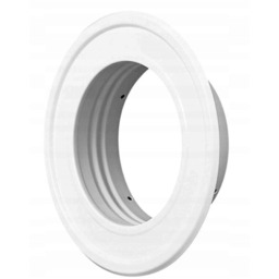 ROZETA BIAŁA DO RUR SPIRO fi130mm KOŁNIERZ ROZETA