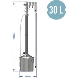 DESTYLATOR MODUŁOWY CONVEX 30L-ELEKTR. PERUN Browin