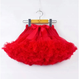 Tiulowa spódniczka 86 tutu pettiskirt czerwona