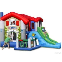 Happy Hop Dmuchaniec Big House HappyHop Trampolina Zjeżdzalnia