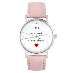 Pakamera Zegarek - It is always time, red