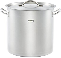 Gredil Garnek wysoki z pokrywka 36,6 L, Ø360