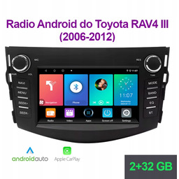 Radio Android Toyota RAV4 III 2+32 Gb Android