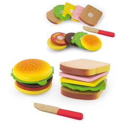 Viga Toys Viga Zestaw Do Krojenia Hamburger